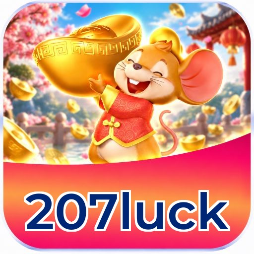 Interface da plataforma 207luck mostrando slots populares e bônus de boas-vindas